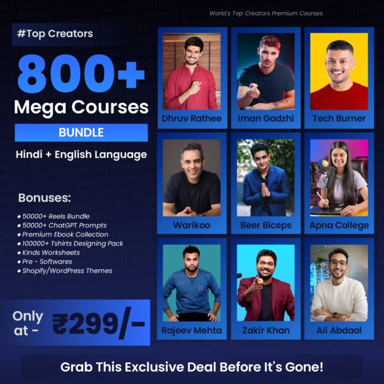 8000+ Mega Courses